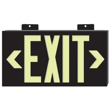 UL Listed 50 foot Jessup Glo Brite 7040-B 8.75 x-15.5-Inch Single Sided Exit ... 