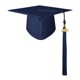 thumbnail image 1 of Gorro de graduación unisex mate con borla del año 2026, accesorio para adultos, ideal para la escuela secundaria, licenciatura y maestría., 1 of 8