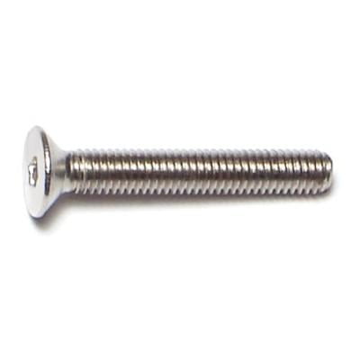 

3mm-0.5 x 20mm A2 Stainless Flat Head Hex Socket Cap Screws (8 pcs.)