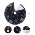 thumbnail image 7 of Navy Blue Coastal Christmas Tree Skirt 48 Inches Large Christmas Skirt Tree, Nautical Summer Beach Sea Turtle Starfish Tree Skirt Christmas Decorations for Fireplace Party Holidays Indoor Outdoor, 7 of 7