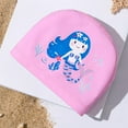 thumbnail image 2 of Bonnet de Bain pour Enfants avec Protection des Oreilles Élastique Confortable pour Enfants, 2 of 6