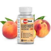 Saltstick Fastchews Chewable Electrolyte Tablets: Bottle of 60, Perfectly Peach