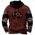 thumbnail image 3 of Sudadera con capucha con estampado vintage para hombre, estilo étnico, estampado 3D, manga larga, informal, para otoño, sudaderas con capucha, jerséis de gran tamaño, 3 of 5