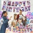 thumbnail image 4 of Kpop Demon Hunters Birthday Theme Party Decorations Banner Cake Balloons Party Props Kit for Kids, 4 of 5
