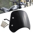 thumbnail image 3 of Motorcycle Windshields Windshield Screen Headlight Fairing for Leoncino 500(Black), 3 of 7