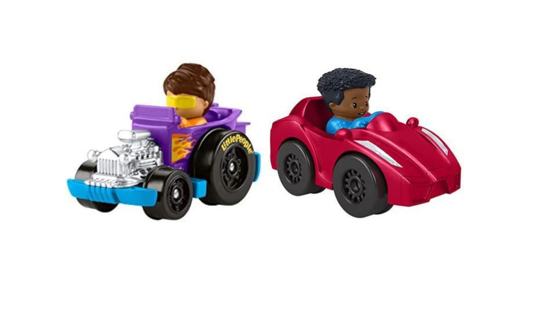 Fisher-Price Little People Wheelies Race Car - Toddler's Toy with