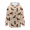 thumbnail image 5 of FOR U DESIGNS Cafe Dachshund Women's Oversized Hoodie Loose Fit Soft Pullover Hooded Sweatshirt Size S Long Sleeve Graphic Hoodies for Women Trendy Fall, 5 of 7