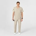 thumbnail image 3 of Wink W123 Men's V-Neck Scrub Top, Khaki, 2X Womens, 3 of 6