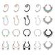 thumbnail image 1 of Anillos Falsos Para La Nariz, Aro Con Clip, Joyería Para El Tabique De Acero Inoxidable, Clip Para La Nariz Sin Perforación, Anillo De Moda Para La Nariz Para Mujer 20 Piezas Methold AP005787-00, 1 of 6
