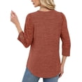thumbnail image 6 of WIHOLL Long Sleeve Shirts for Women Lightweight Crew Neck Sweaters Fall Womens Tops Dressy Casual Fall Clothes, 6 of 10