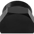 thumbnail image 4 of HUGFEGWE Boss Port Plug Seal Nut Plug Block Off Cap Block Off Plug Fitting Adapter Male Hex Steel Universal 4000PSI Black for Vehicle (AN10) CJB91-128841, 4 of 9