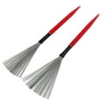 thumbnail image 2 of Brosse à Tambour, Brosse à Tambour Portable Double Tête pour Batteur Rouge, 2 of 8