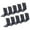 Black, variant on 10pcs Heavy Duty Steel L Angles Brackets Heavy Duty 90 Degree Steel L Brackets Easy to Use for Corner Shelf Support