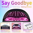 thumbnail image 4 of L&aacute;mpara de U&ntilde;as, UV/LED Secador de U&ntilde;as de 280W, L&aacute;mpara UV para U&ntilde;as con 45 Luces, L&aacute;mpara de U&ntilde;as para Esmalte de Gel con, 4 of 8