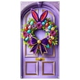 thumbnail image 1 of Easter Spring Doorway Banner, Festive Outdoor Porch Wall Decor, 35.4 x 70.9 Inches, Multicolor Polyester, 1 of 8