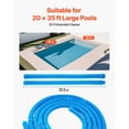 thumbnail image 4 of Automatic Suction Pool Vacuum Cleaner with 12 Hoses for Inground and Above Ground Pools Up to 20 x 35 ft, 4 of 7
