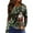 Dark Green, variant on Christmas Shirts for Women Long Sleeve Snowman Christmas Tree Print Blouses Crew Neck Cute Xmas Funny T-Shirts Tops Sky Blue M