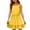 Yellow, variant on Abcomgle Summer Dress for Girls 10-12 Casual Spaghetti Strap Sleeveless Girls Midi Dresses Solid Square Neck Sundresses Swing Loose Dresses 3-4 Years,Royal Blue