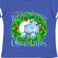 thumbnail image 4 of Inktastic I Want a Hippopotamus for Christmas Boys or Girls Toddler T-Shirt, 4 of 5