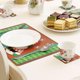thumbnail image 5 of 12 piezas de manteles individuales impermeables, posavasos, manteles para mesa de comedor, decoración navideña para cocina, restaurante, 5 of 5