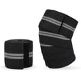 thumbnail image 1 of Vendajes para rodillas: soporte y compresión elásticos para rodillas y codos, para levantamiento de pesas, fitness y entrenamiento en el gimnasio, 1 of 5