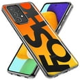 thumbnail image 2 of MUNDAZE Samsung Galaxy A01 Shockproof Clear Hybrid Protective Phone Case Orange Yellow Clear Funny Text Quote Fosho Cover, 2 of 5