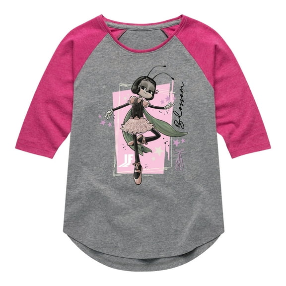 IF Movie - Blossom Ballet - Toddler & Youth Girls Raglan Graphic T-Shirt