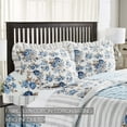 thumbnail image 4 of VHC Brands Annie Blue Floral Standard Sham 21x28, 4 of 6