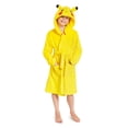 thumbnail image 1 of Bata Pokémon 3D con capucha de Pikachu, forro polar suave para niños, 1 of 7