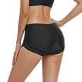 thumbnail image 3 of Womens Sporty Tankini Bottoms Tummy Control Swim Shorts Modest High Waisted Bikini Bottom Plus Size, 3 of 5