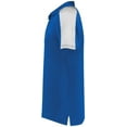 thumbnail image 3 of Augusta Sportswear B09634758 Mens Two-Tone Vital Polo T-Shirt, Royal & White - 3XL, 3 of 5