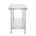 thumbnail image 5 of VEVOR 24 x 48 x 36 Inch Stainless Steel Work Table, Commercial Food Prep Worktable Heavy Duty Prep Worktable, Metal Work Table with Adjustable Height for Restaurant, Home and Hotel, 5 of 9