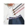 thumbnail image 6 of INSPIRE CHIC Unisex Braided Stretch Belts, Multicolored Elastic Woven Golf Jean Belt Waistband for Men and Women 41.3x1.1"(LxW) Style-4, 6 of 6