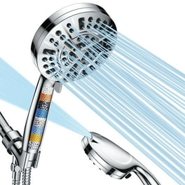 Pommeau De Douche Ecogam ECOD7 – 6,2 L/min – Réglable 3 Jets – Chromé (neuf, Sans Blister)