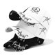 thumbnail image 3 of Gorra de béisbol unisex CHAO hip hop blanco y negro, 3 of 3