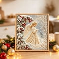thumbnail image 7 of Christmas DIY Pearl Diamond Art Kits for Adults, Winter Angel Santa Reindeer Holiday Diamond Art Set, 3D Embossed Handmade Canvas Art, Home Wall Desktop Decor, Stress Relief Craft & Xmas Gift, 7 of 7