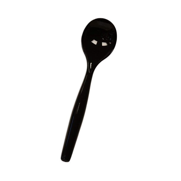 1 Party Essentials 10" Heavy Duty Serving Spoons Black 9 Ct