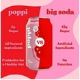 thumbnail image 4 of Poppi Raspberry Rose Soda 4pk, 4 of 5