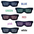 thumbnail image 2 of Minnieouse Las gafas LED inalámbricas verdaderas luminosas se iluminan con el control de la aplicación que brilla intensamente Carnival Club Lentes azul Minnieouse JJ25635-03B, 2 of 5