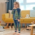 thumbnail image 5 of IAUYY Kid Long Sleeve Cotton Pajama Sets - 2 Piece Pajama Set ,Sizes 18M-8Y Small Silver Clouds, 5 of 7