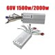 thumbnail image 1 of 60V 1500W Sine Wave Controller for Wide Tire Electric Motorcycle Citycoco Accessory, 1 of 5