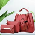 thumbnail image 2 of TAIAOJING Women Tote Bags Fashion Upgrade 3pcs Set Crossbody Bag Handbags Wallet Tote Bag Shoulder Bag Top Handle Satchel, 2 of 3