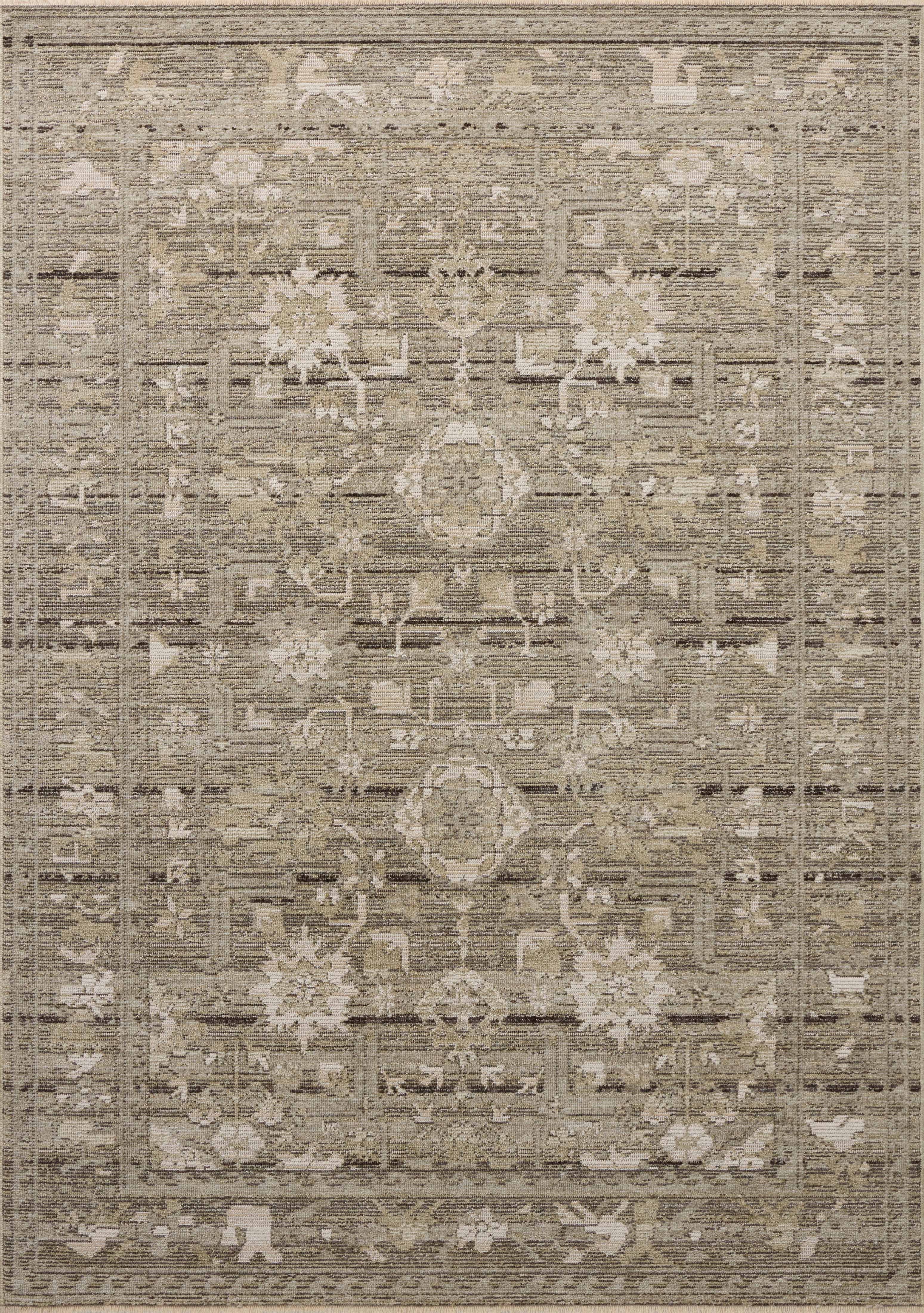 Loloi Milena Sage / Ivory 4'-0" x 10'-0" Area Rug