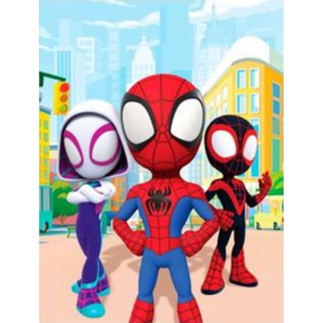 Serie dibujos animados Spider-Man lleno diamantes resina JShteea 30*40CM
