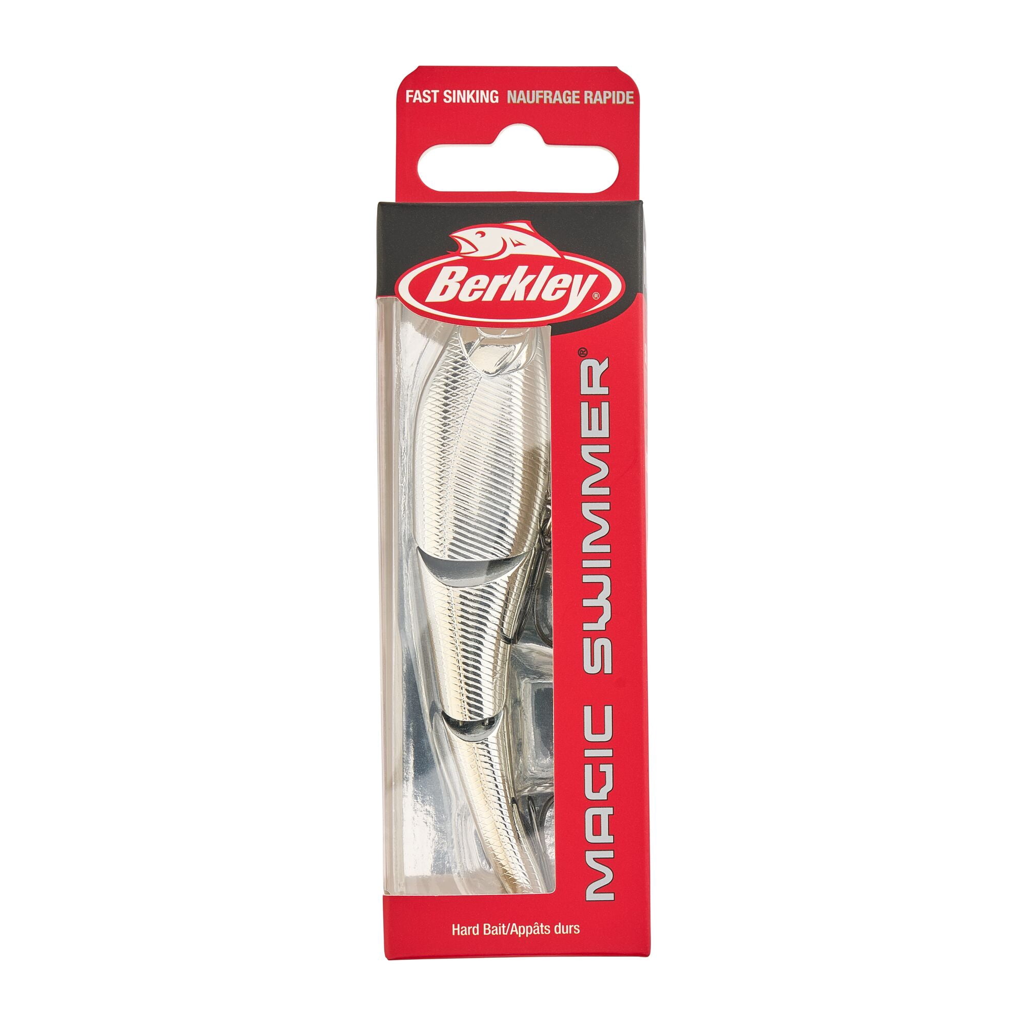 Berkley Magic Swimmer® Freshwater, 4.4 in, Swimbaits, Chrome (1 Count)
