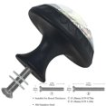 thumbnail image 3 of 4 Pcs Crocodile Knobs for Kitchen Cabinet Cupboard Dresser Bookcase Drawer Pulls Handles Round Home Decor, 3 of 8