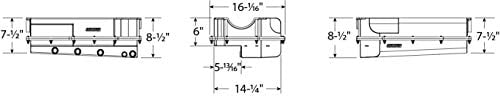 Moroso 21598 Drag Race Oil Pan - Aluminum - Wet Sump - 8.500" Sump Depth - Donovan/Merlin