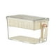 thumbnail image 2 of Caja de almacenamiento cesta de drenaje refrigerador contenedores sellados con mango de frutas vegetales, 2 of 11