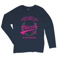 thumbnail image 5 of Country Girl Love Smell Of Diesel Women's Long Sleeve T-shirt Pink Truck Fuel Southern Cowgirl Western Rodeo Pride Life Gift, 5 of 7