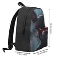 thumbnail image 2 of Lsque Five Nights At Freddy'S Pattern Adult Backpack – Durable & Lightweight PU Canvas Storage Bag , 15” Laptop Compartment, and Multiple Pockets, 2 of 7